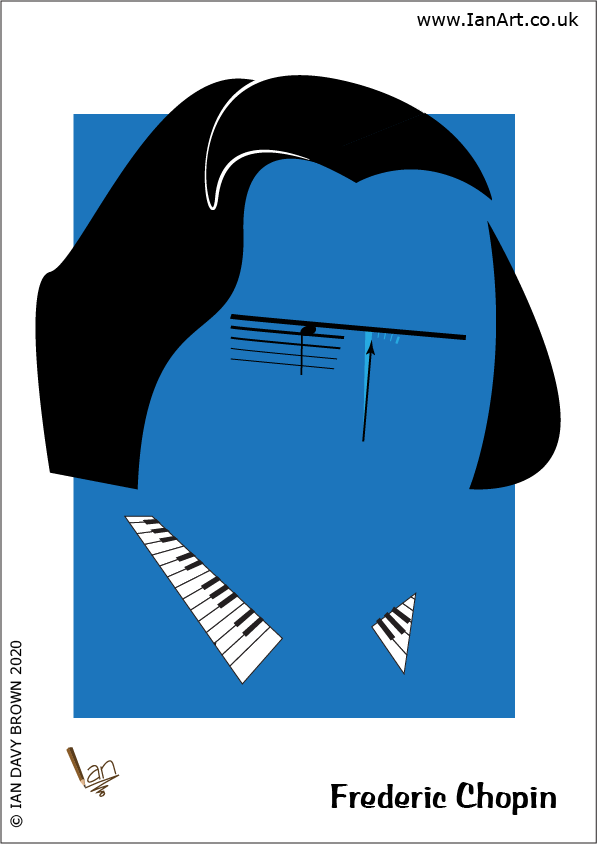 Frederic-Chopin-Symbolic-Caricature-by-IanArt-IDB