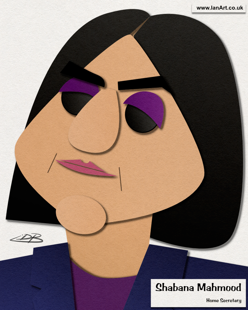 Shabana_Mahmood_caricature_UK_Home_Secretary Shabana_Mahmood_caricature_UK_Home_Secretary